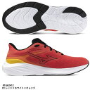 【ミズノ】エナジーランナーズ WIDE ワイドモデル/ランニングシューズ/MIZUNO (K1GA2412) 01 レッド×ホワイト×オレンジ