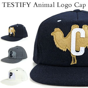 アニマル ワッペン キャップTESTIFY Animal Logo Cap