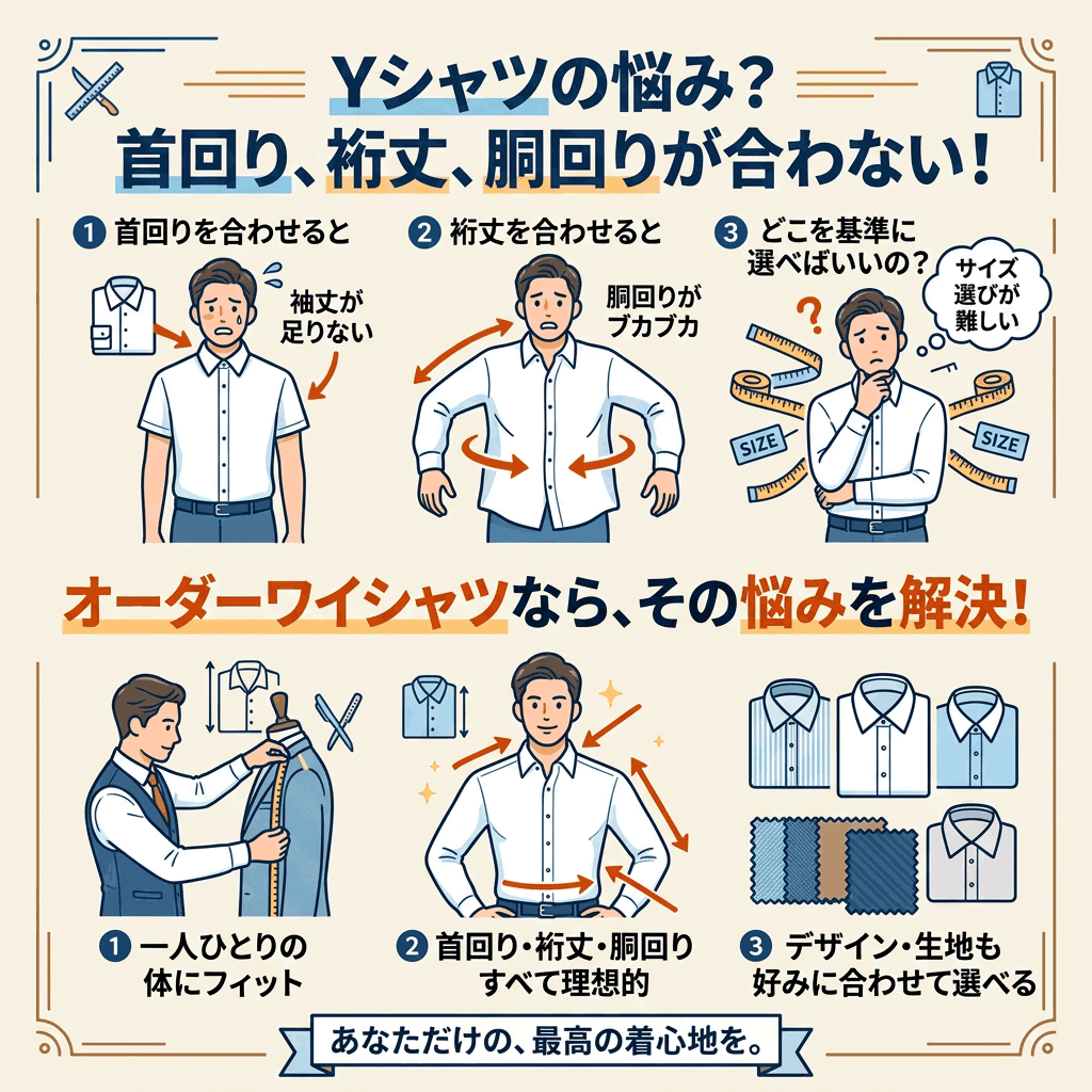 オーダースーツ注文紳士服アベの高級オーダードレスシャツワイシャツ ビジネスシャツ オーダーシャツ ドレスシャツ送料無料　長袖シャツ 半袖シャツ 国内縫製｜アングル2