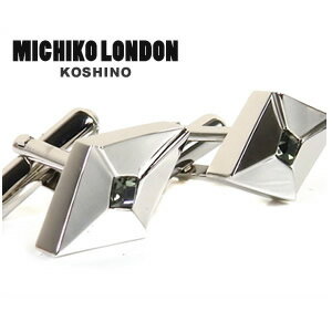 MICHIKO LONDON/ミチコロンドン ダイヤ型 ラインストーン カフリンクス