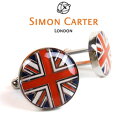 カフリンクス ユニオンジャック / Simon Carter West End Union Jack Dome Cufflinks真鍮 サイモンカーター イギリス 国旗