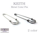 KIETH メタルカラータイピンタイピン メンズ タイバー KEITH メタル メガネ 真鍮 シルバー ブラック