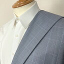Ermenegild Zegna 15milmil オーダーメイドスーツ オーダースーツ 限定 ワンランク上仕立てサービス ライトグレー 紺 サックス 格子 チ...