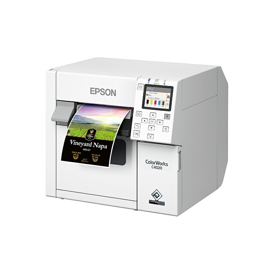 EPSON エプソン カラーラベルプリンター マット顔料インク搭載 CW-C4020M
