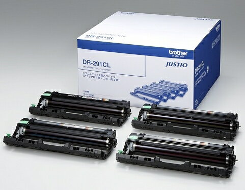【納期：問い合せ】brother ブラザー工業 純正ドラムユニット ドラム4個入りパック/モノクロ1個カラー3個 DR-291CL