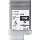 【納期：問い合せ】Canon 純正インク　キヤノン インクタンク PFI-102MBK