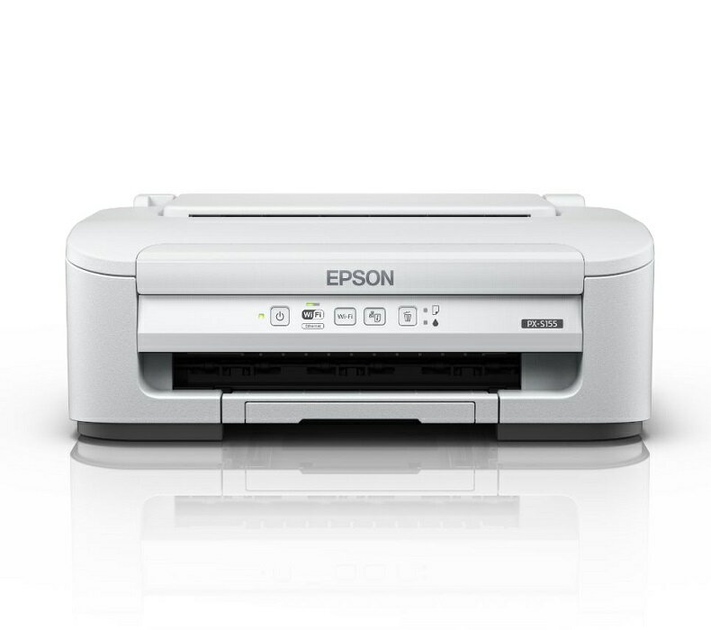 EPSON エプソン A4 モノクロ インクジェットプリンター PX-S155 約15ipm　有線LAN 無線LAN Wi-Fi 4