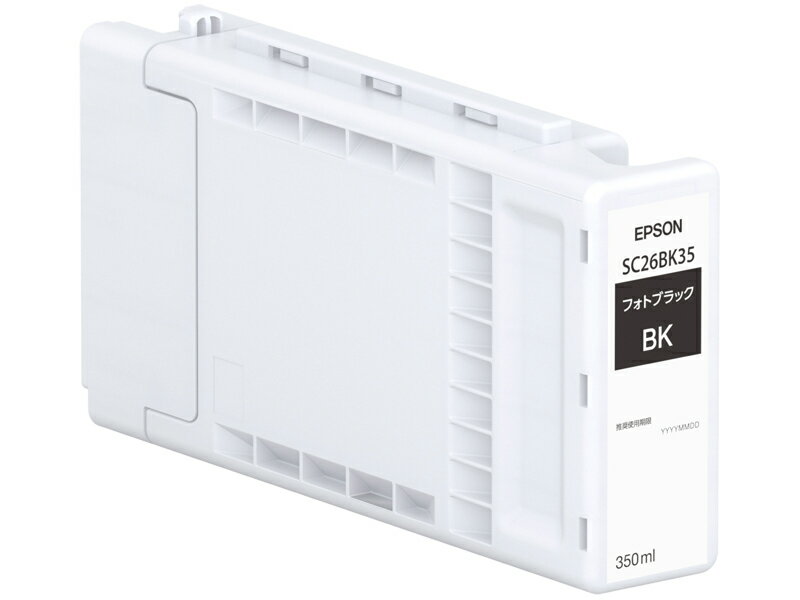 Rakuten - EPSON エプソン SureColor用 インクカートリッジ フォトブラック 350ml SC26BK35