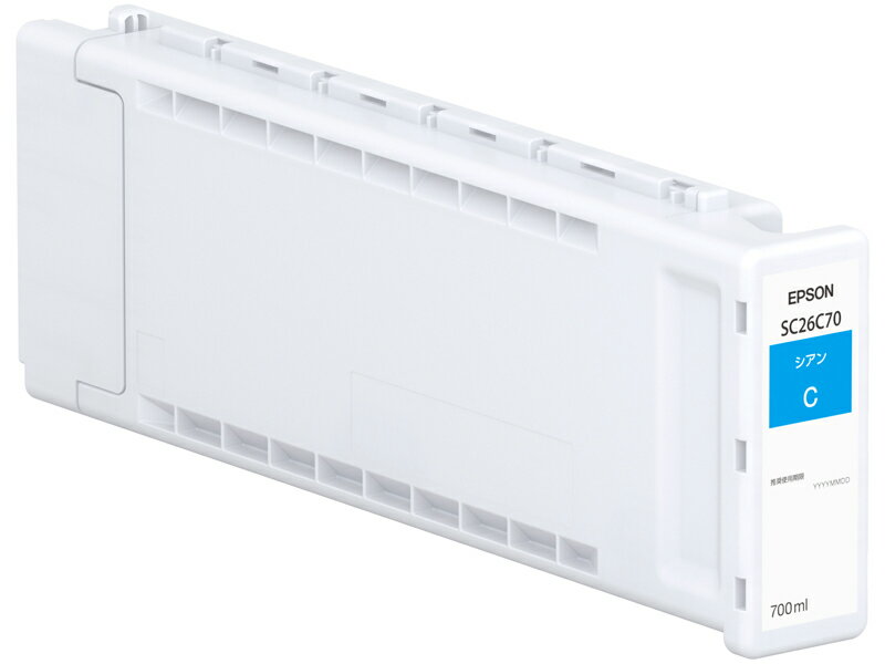 Rakuten - EPSON エプソン SureColor用 インクカートリッジ シアン 700ml SC26C70