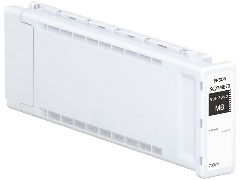 Rakuten - EPSON エプソン SureColor用 インクカートリッジ マットブラック 700ml SC27MB70