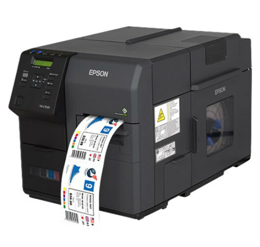 EPSON エプソン カラーラベルプリンター 4色マットインク対応モデル TM-C7500