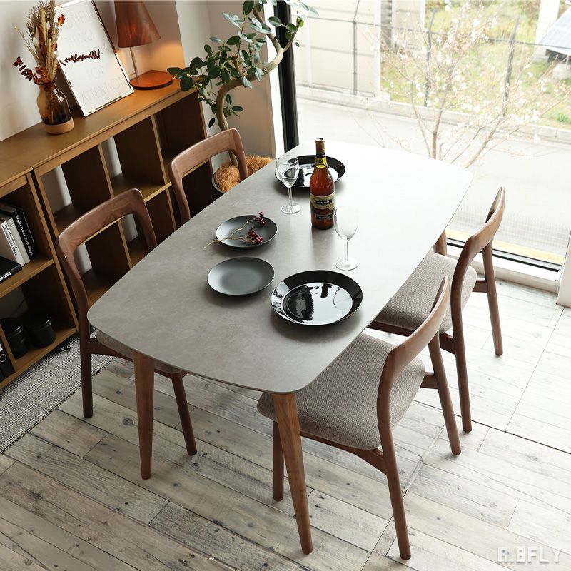 樂天商城 - 【最大6,000円クーポン配布中】セラミック天板 ダイニングテーブル 食卓 テーブル 天然木 スタイリッシュ シック 高級感 デザイン 無垢材 木目 シンプルモダン クラシカル ホテルライク 丈夫 幅1600 ファミリー 家族【M2】