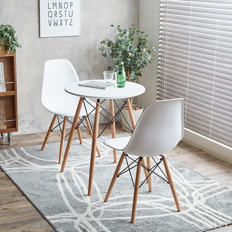 樂天商城 - 【最大6,000円クーポン配布中】【ダイニング3点セット】テーブル 食卓用 カフェ ダイニングテーブル ダイニングチェアー チェア 2人用 新生活 椅子 イス いす ホワイト おしゃれ 清潔感 モダン ナチュラル