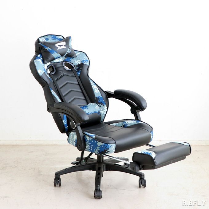 ゲーミングチェア eスポーツ オフィスチェア ゲーム パソコンチェア フットレスト ...