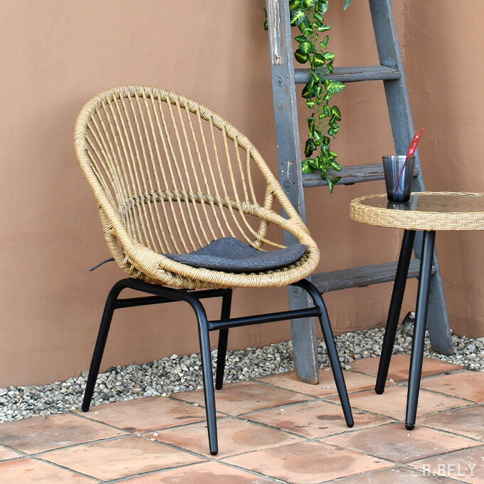 リゾートチェア 1脚 ガーデンチェアー イス 椅子 いす ラウンジ ダイニング バルコニー 庭 屋外 カフェ アウトドア …