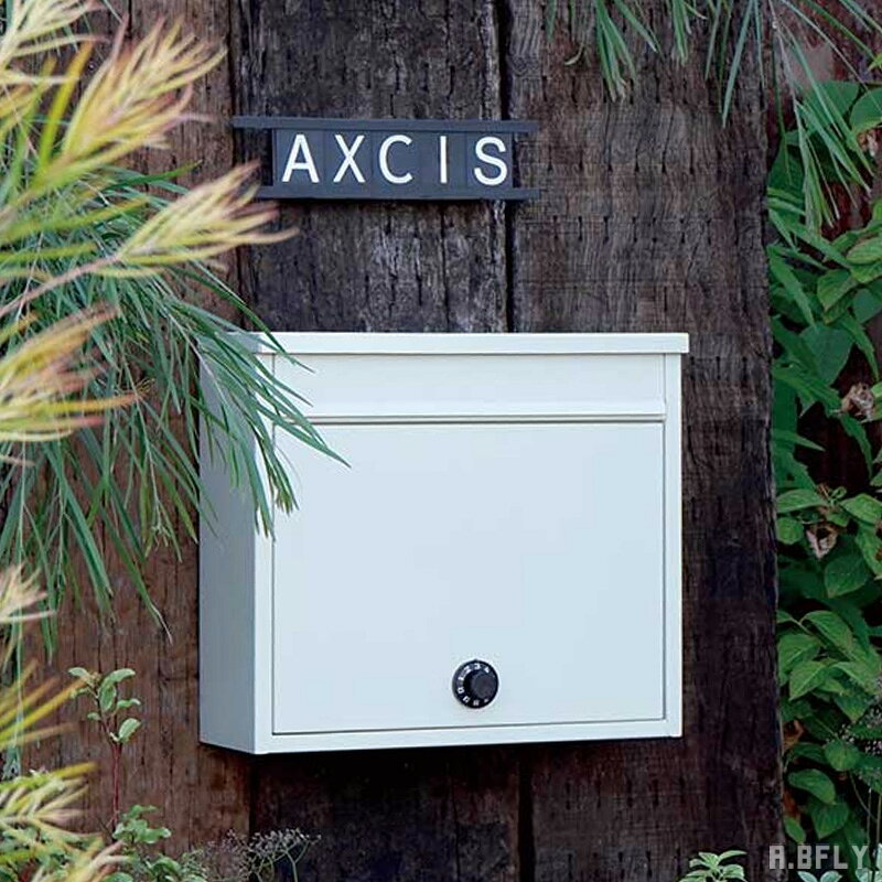 樂天商城 - 【最大6,000円クーポン配布中】ポスト 郵便ポスト クリーム マットカラー マット 定番カラー インダストリアル シンプル モダン ナチュラル 可愛い ダイヤル式 鍵付き お洒落 新生活 オフィス 店舗 ショップ 事務所 post ボックスシルエット