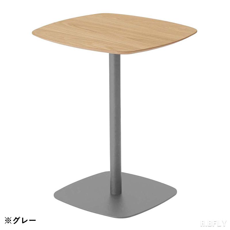 カフェテーブル ティーテーブル カフェタイム カフェテイスト オーク突板 天然木 シンプル 店舗 ショップ 飲食店 ラウンジ テラス お洒落 可愛い [2]