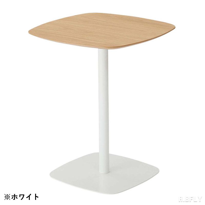 カフェテーブル ティーテーブル カフェタイム カフェテイスト オーク突板 天然木 シンプル 店舗 ショップ 飲食店 ラウンジ テラス お洒落 可愛い [3]