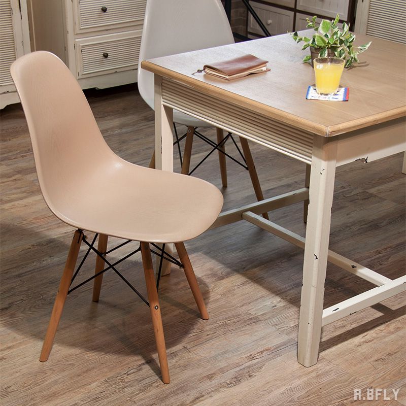 樂天商城 - ダイニングチェア デスクチェア オフィスチェア 椅子 チェア デザイン モダン スタイリッシュ 近代的 ブルー ブラウン アイボリー いす イス 在宅ワーク テレワーク 在宅勤務 天然木 脚木 カフェ ミッドセンチュリー