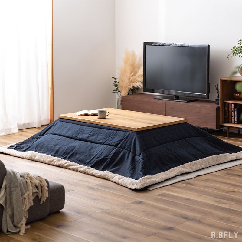 樂天商城 - コタツ布団 こたつ布団 長方形 掛けふとん 掛け布団 薄掛けこたつ布団 無地 薄地 落ち着いた お洒落 デザイン メンズライク 男前インテリア カジュアル 西海岸テイスト クラシカル コットン[LF]