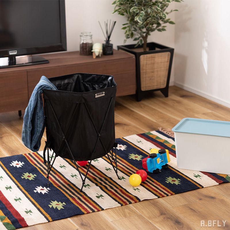 樂天商城 - 【最大6,000円クーポン配布中】バスケットフォールディングバスケット 収納カゴ カゴ 収納 キッチン収納 サニタリー 雑貨 ベージュ ブラック グリーン 一人暮らし コンパクト 折り畳み式 折り畳み シンプル[LF]