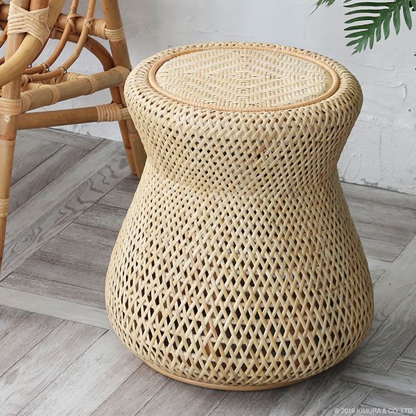 樂天商城 - スツール 椅子 いす チェア 腰掛け 背もたれなし ラタン 籐製 ナチュラル 北欧 オシャレ 軽い ショップ 籐家具