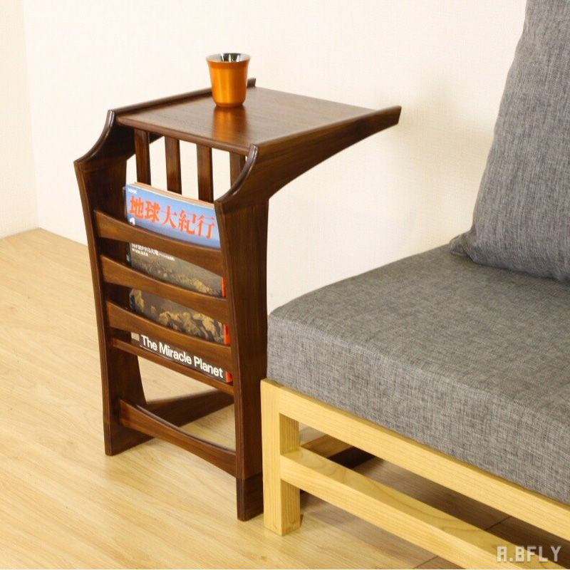 樂天商城 - 【最大6,000円クーポン配布中】サイドテーブル ナイトテーブル ソファサイド ベッドサイド リビング 寝室 チーク材 チーク無垢材 無垢材 マガジンラック 雑誌収納 高級感 ブラウン レトロ ビンテージ ヴィンテージ風 ミニテーブル 実用的 完成品