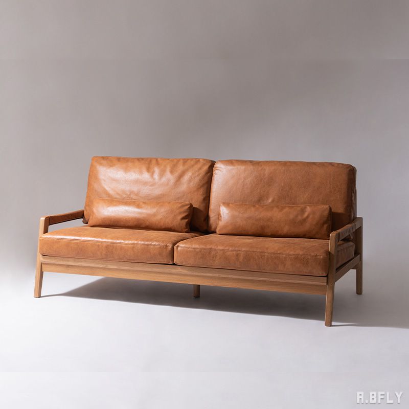 【幅181cm】3人掛けソファ 3Pソファ 2人掛け 2P sofa ソファー 肘掛け アームソファ 肘置き 木肘 アー..