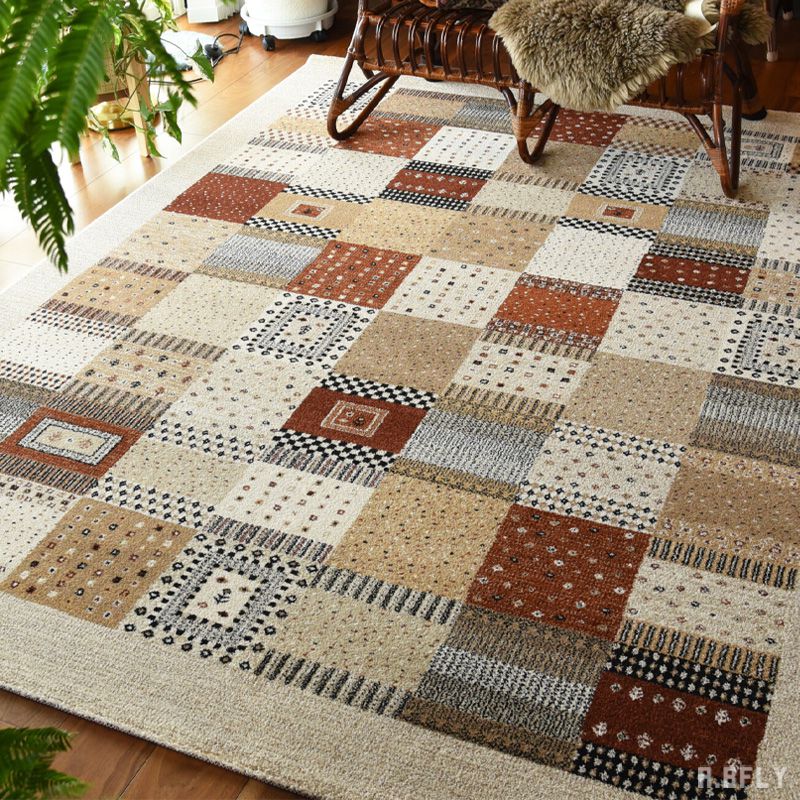 樂天商城 - 【ベルギー製】ウィルトン織絨毯 ギャベ柄 ラグ カーペット ラグマット マット 絨毯 じゅうたん 敷物 レトロ アンティーク リビング ダイニング 新生活 長方形 オールシーズン 丈夫 耐久性 玄関 デスク下 キッチン 北欧 ペルシャンギャッベ