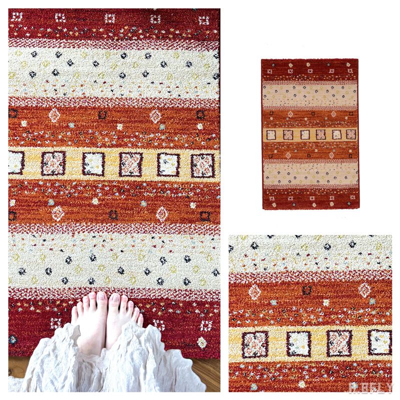 【最大6,000円クーポン配布中】【ベルギー製】ウィルトン織絨毯 ギャベ柄 ラグ カーペット ラグマット マット 絨毯 じゅうたん 敷物 レトロ アンティーク リビング ダイニング 新生活 長方形 オールシーズン 丈夫 耐久性 玄関 デスク下 キッチン 北欧 ペルシャンギャッベ