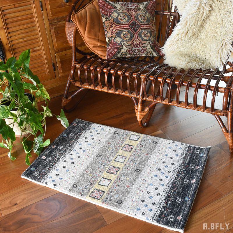 樂天商城 - 【最大6,000円クーポン配布中】【ベルギー製】ウィルトン織絨毯 ギャベ柄 ラグ カーペット ラグマット マット 絨毯 じゅうたん 敷物 レトロ アンティーク リビング ダイニング 新生活 長方形 オールシーズン 丈夫 耐久性 玄関 デスク下 キッチン 北欧 ペルシャンギャッベ