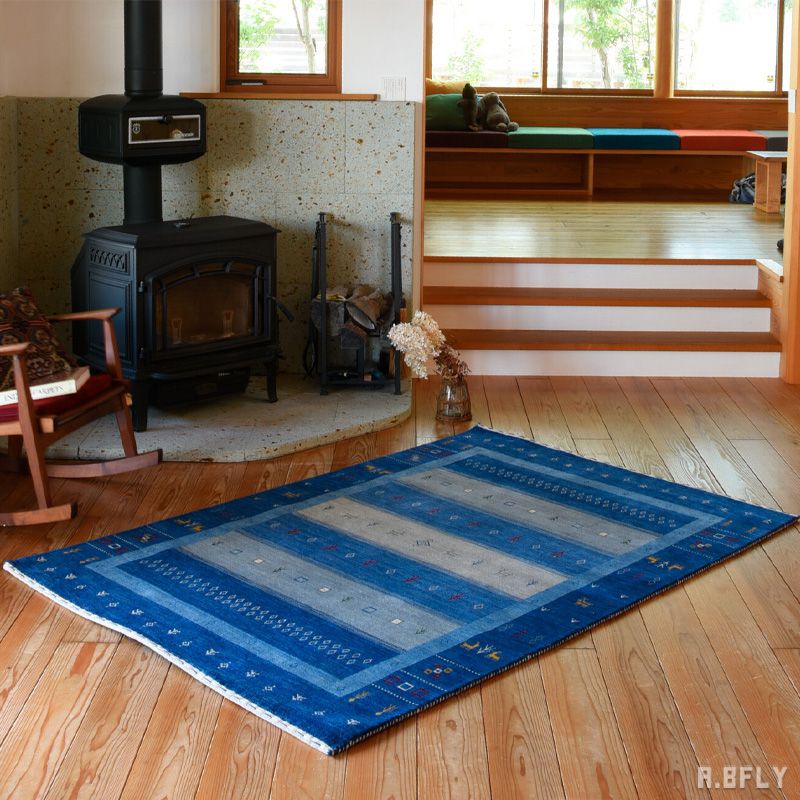 樂天商城 - ペルシャ絨毯 ペルシャンギャベ風 ギャベ 手織ウール絨毯 ギャベ柄 ウール100％ ラグ カーペット ラグマット マット 絨毯 じゅうたん 敷物 玄関マット 北欧 アンティーク リビング キッチン ダイニング デスク下 新生活 長方形 ヴィンテージ感 やさしい肌触り オールシーズン