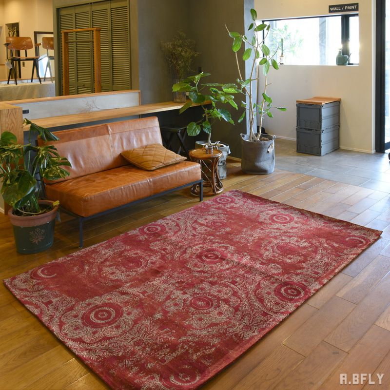 樂天商城 - ジャガードキリム アンティーク柄 民族柄 ジャガード織絨毯 ラグ カーペット ラグマット マット 絨毯 じゅうたん 敷物 玄関マット 北欧 アンティーク リビング キッチン ダイニング デスク下 新生活 長方形 室内 ヴィンテージ感 やさしい肌触り 厚手