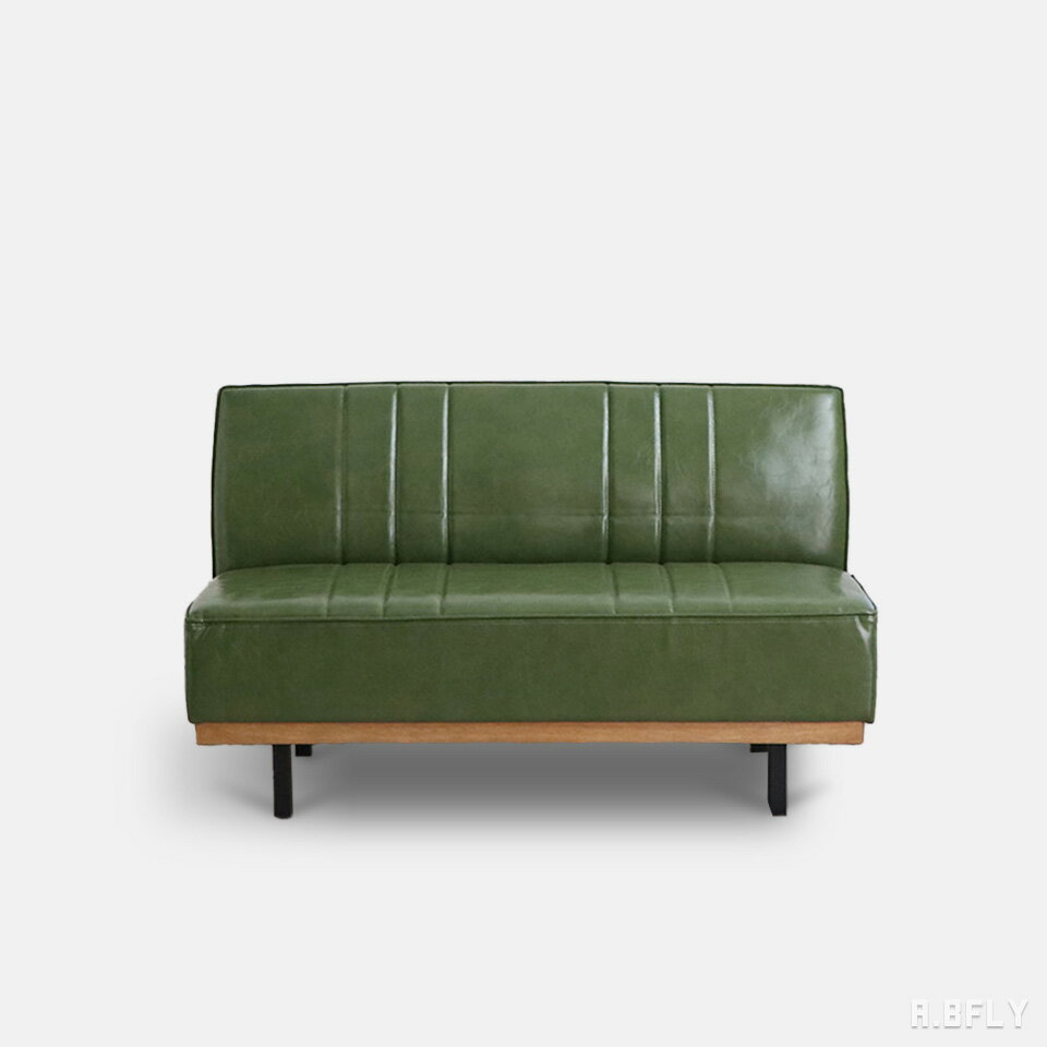 LDソファ2点セット ベンチ+カウチ 2P 二人掛け シンプル レザー 帆布 ミドルバック リビング チェア ブラック ダイニング インダストリアル 男前インテリア ヴィンテージ アンティーク ロータイプ コーナーソファー【UP TOWN FURNITURE】【大型商品】