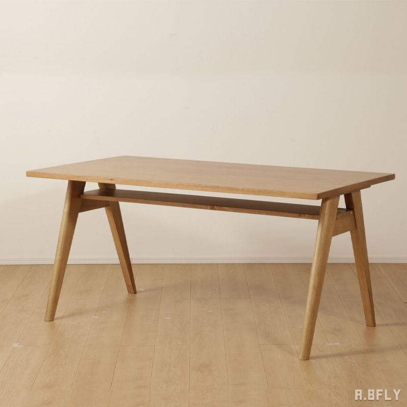 【4点セット】ダイニングテーブル チェア 椅子 ベンチ 幅150cm 4人用 四人掛け 食卓テーブル 長方形 デザイン 高級感 天然木製 無垢 ホワイトオーク材 おしゃれ 北欧 カフェ 新生活 高級家具 ナチュラル ジャパンディ ダイニングチェア 食卓イス【大型商品】 [2]