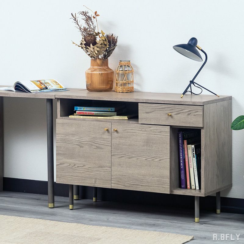 樂天商城 - 【日本製】リビングボード 幅100cm 2WAY テレビボード TVボード TV台 AV機器 37インチ サイドボード ミドルボード キャビネット 背面収納 脚付き シャビー グレー ブラウン シック 北欧 フレンチテイスト 引き出し 引出 チェスト 開き扉 棚 国産
