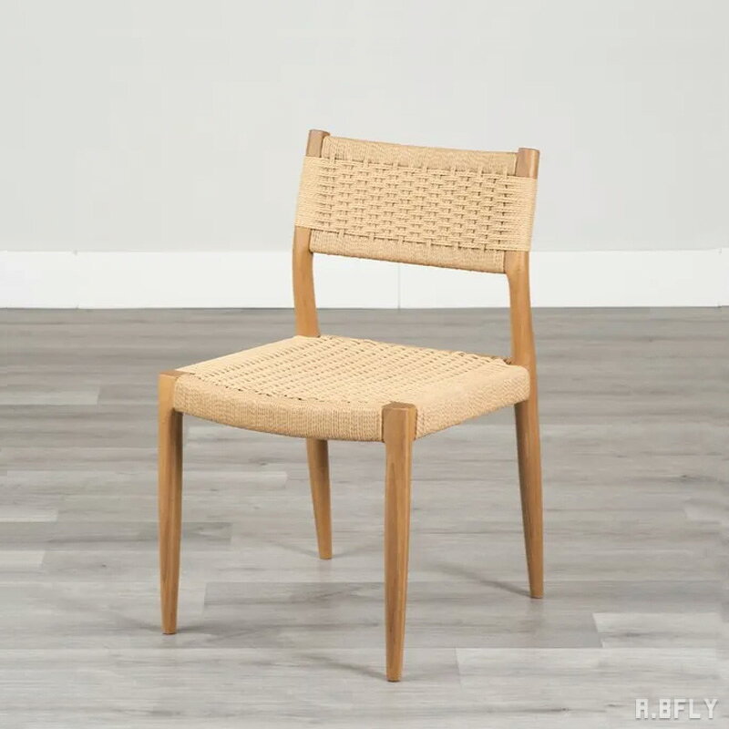 ダイニングチェア 食卓椅子 チェアー ペーパーコード イス 椅子 素朴 軽量 木脚 アッシュ無垢 天然素材 平編み 鹿の子編み 北欧 ナチュラル モダン シンプル クラシカル 和モダン アジアン ミッドセンチュリー お洒落 インテリア 高品質 耐久性 丈夫 快適 完成品