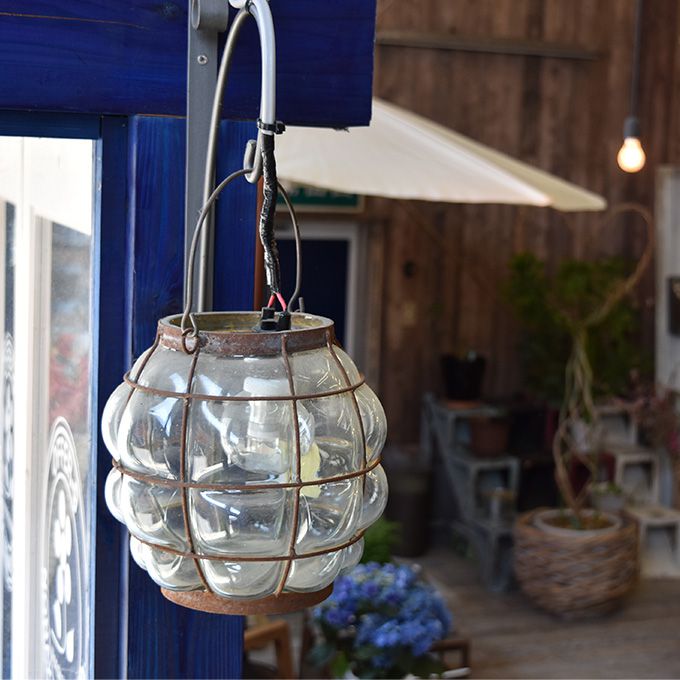 【2種クーポン】最大5,000円OFF｜ランタン ガラス 球型 丸型 吊り下げ キャンドルホルダー ランプ 金魚..