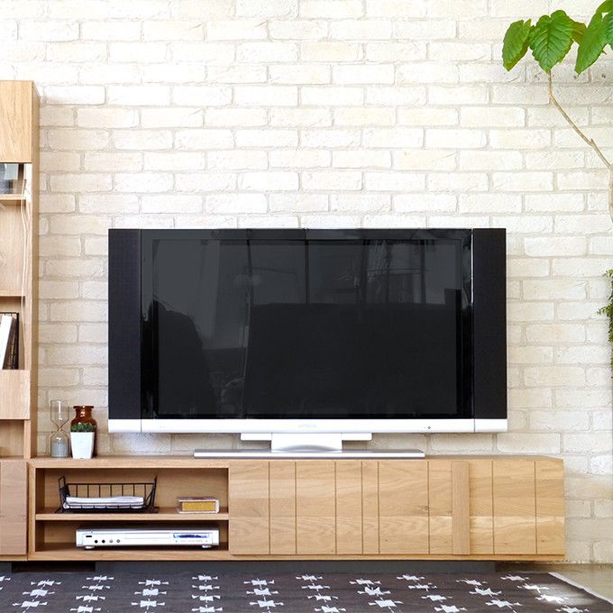 樂天商城 - 【日本製】テレビボード リビングボード TV台 ローボード AV機器収納 DVDラック テレビラック テレビ台 AVボード 引出し 木製 オーク材 天然木 国産 北欧 モダン シンプル インダストリアル 西海岸 ナチュラル