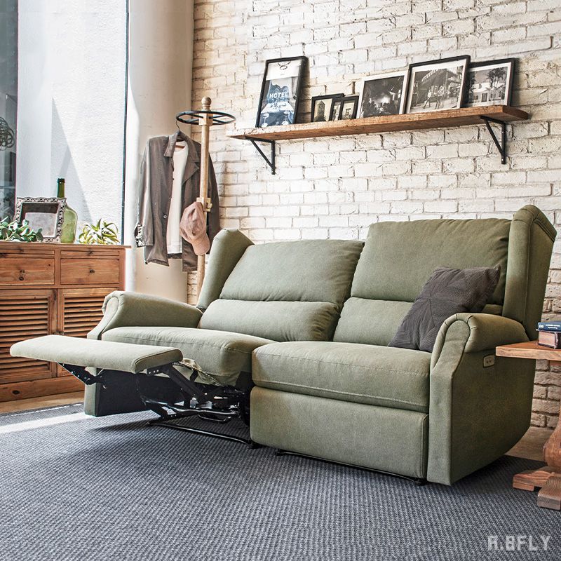 樂天商城 - 【最大6,000円クーポン配布中】【開梱設置組立無料】電動リクライニングソファー 3P 三人掛け 2P 二人掛け 電動リクライニング ファブリック ソファー 北欧 ミッドセンチュリー モダン シンプル デザイン 高級感 カーキグリーン ベージュ
