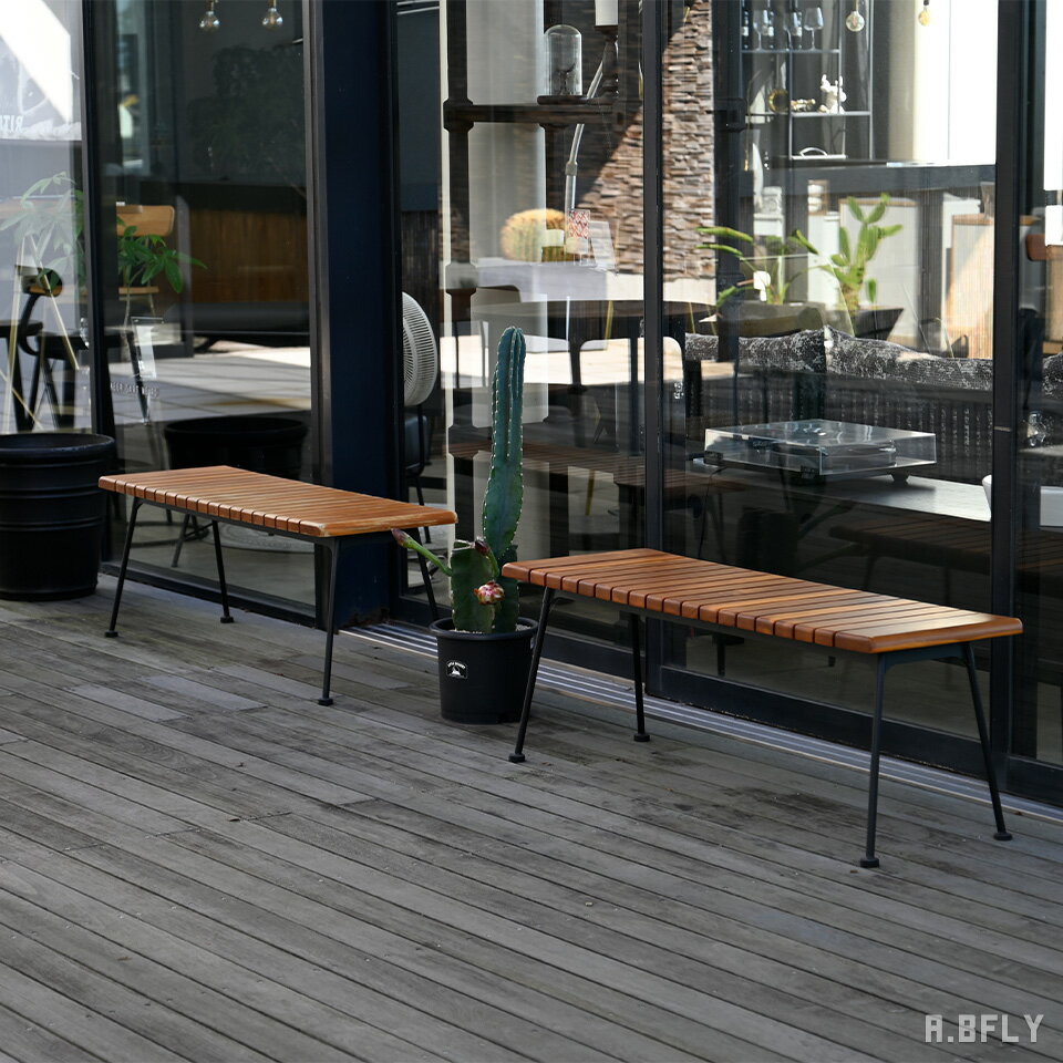 【SS限定｜最大6,000円OFFクーポン】ベンチ 1脚 バルコニー ベランダ 腰掛け 縁台 2人掛け 2P カフェチ..