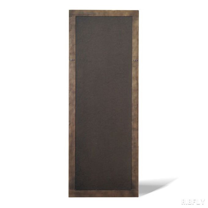 壁立てかけ ミラー 鏡 木製 大型 壁掛け 立てかけ 全身 全身鏡 姿見 ウォールミラー スタンドミラー 古材 インダストリアル カフェ ナチュラル アンティーク カントリー ヴィンテージ シンプル Mサイズ(幅60cm) [3]