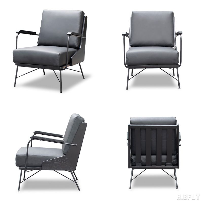 【マラソン限定クーポン】ソファ 1P 椅子 チェアー 一人がけ 1人掛け sofa ラウンジチェア リビングソファー ミッドセンチュリー モダン クラシック レトロ ホテルライク 高級感 天然木 無垢 木肘 肘置き 真鍮 スチール レザー 革 布製 ファブリック カバーリング [3]