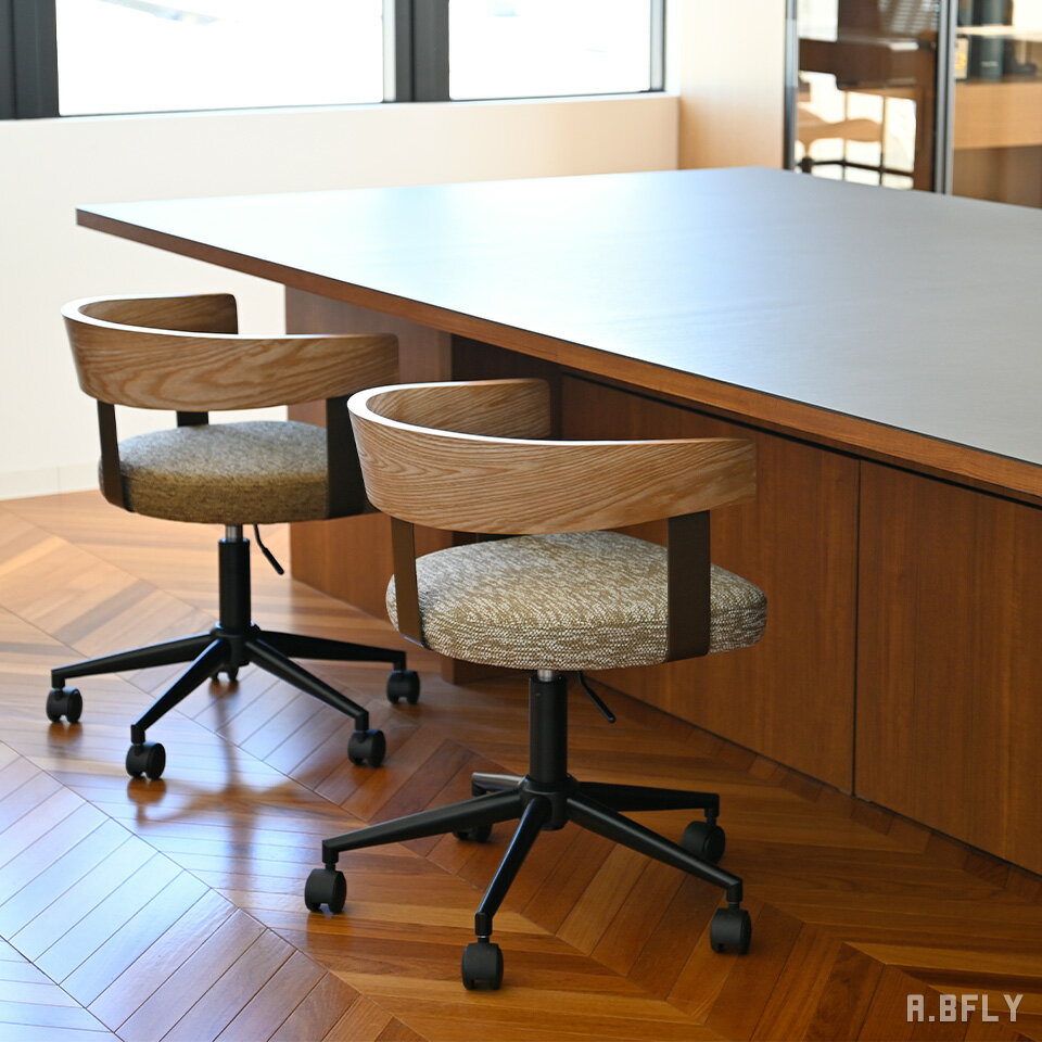 樂天商城 - 【最大6,000円クーポン配布中】デスクチェア PCチェア オフィスチェアー イス チェアー いす 曲げ木 ワークチェア 真鍮色 ゴールド 北欧 レトロ ミッドセンチュリーモダン アンティーク ヴィンテージ 天然木 布張り 高級感 ラグジュアリー 回転チェア キャスター付き