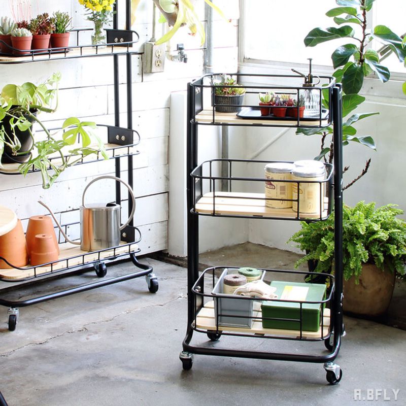 樂天商城 - 【最大6,000円クーポン配布中】デスクワゴン キッチンワゴン ワゴン ランドリーワゴン キャスター付き 省スペース リビング収納 レトロ ポップ スチール アイアン 西海岸テイスト インダストリアル キッチン 脱衣所 ランドリー収納 隙間収納 お洒落 万能ワゴン マルチワゴン