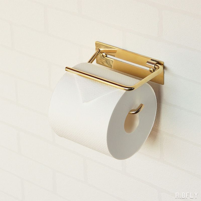 樂天商城 - シングル トイレットペーパーホルダー 1連タイプ 一連 アンティークゴールド ゴールド 金色 ゴージャス レトロ ヴィンテージ調 アンティークテイスト クラシック 清潔感 シンプル コンパクト マットグレー スタンダード お洒落 店舗 ショップ 什器 ホテルライク