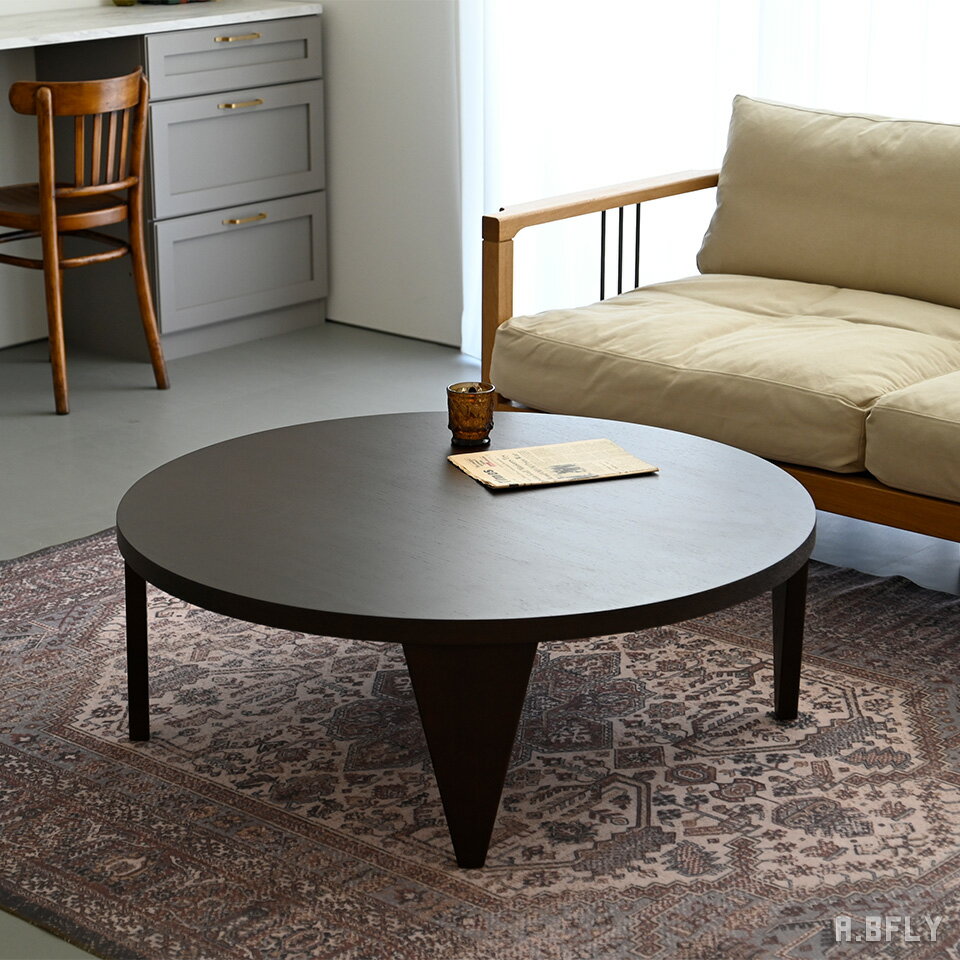 樂天商城 - 【最大6,000円クーポン配布中】リビングテーブル ローテーブル フロアテーブル 円卓 ちゃぶ台 円型 折れ脚テーブル 折り畳みテーブル 折れ脚式 ラウンドテーブル 畳む 省スペース 収納 スタイリッシュ デザイン モダン シンプル 和室 オーク材 120 105