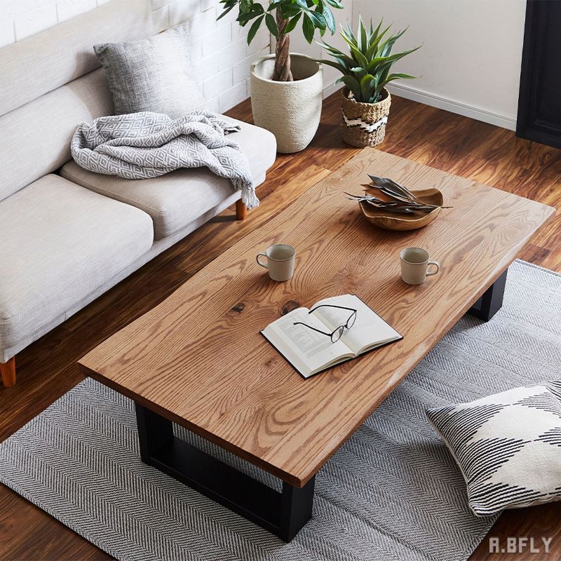 Center Tables - 【最大6,000円クーポン配布中】センターテーブル ローテーブル リビングテーブル 座卓 モダン 重厚感 無垢オイル仕上げ 無垢材 オイルフィニッシュ マット 高級感 木脚 シンプル 木材 ウォールナット バーチ オーク ウォルナット 150 180 オイル仕上げ 高級家具