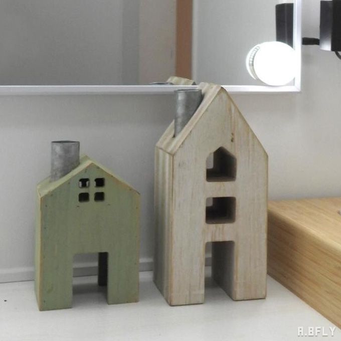 【MAX6,000円クーポン配布中】インテリアデコレーション ラスティック ハウス 家 飾り デコレーション アレンジ 素朴 ディスプレイ アンティーク調 レトロ ヴィンテージ加工 お家 可愛い アレンジメント 置物 オブジェ 雑貨 癒し