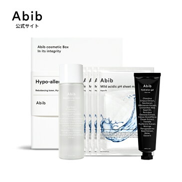 【30%off】【クーポン価格:7,627円】【Abib公式】アビブリバランストナー1個+ハイドレーションウォーターゲル1個+弱酸性シートマスク(アクア)5枚/スキンケア/韓国コスメ/韓国メイク/マスクシート/セット商品/キット